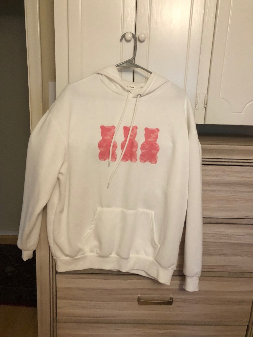 Aeropostale Women’s White Hoodie Teddy Bear Hoodie- Super Soft!